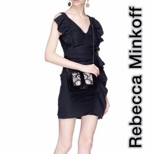 NWT REBECCA MINKOFF 'LOVE' SMALL EMBROIDERED CROSSBODY BAG